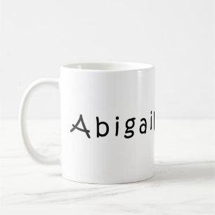 Abigail namn kaffemugg
