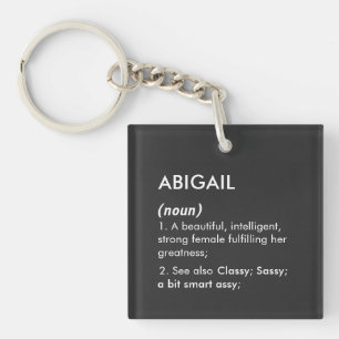 Abigail namn, Redigerbart namn, Anpassat namn