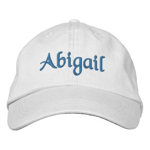 Abigail Personlig Embroired Baseball Cap Broderad Keps