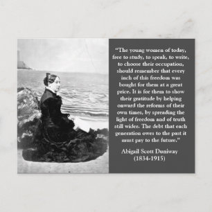 Abigail Scott Duniway Oregon Suffrage Leader Vykort