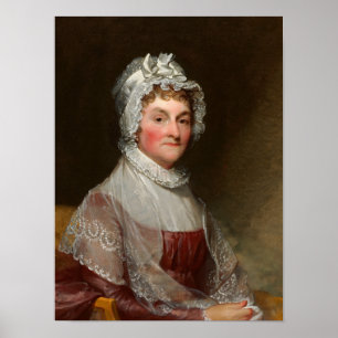 Abigail Smith Adams av Gilbert Stuart Poster