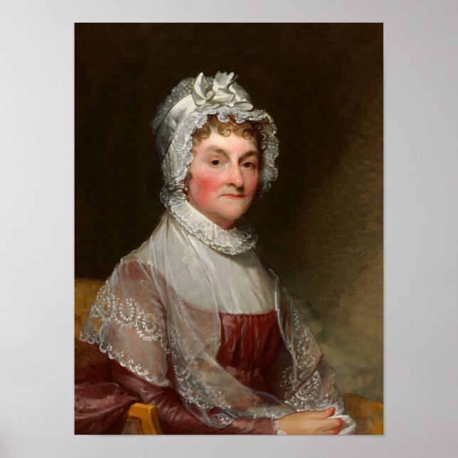 Abigail Smith Adams av Gilbert Stuart Poster (Framsidan)
