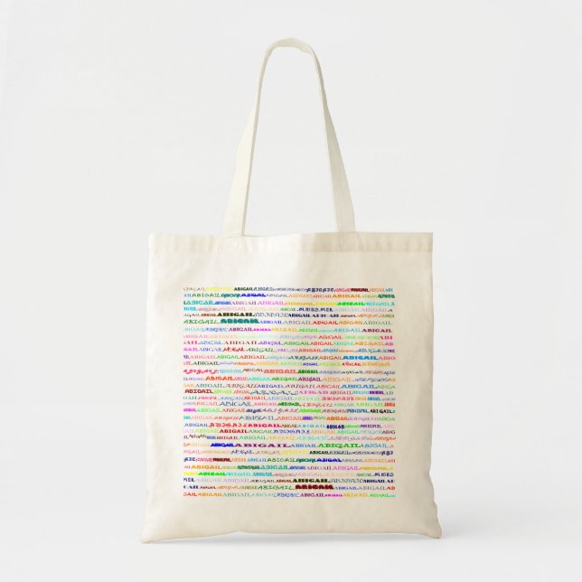 Abigail Text Design II CTC L.I.F.E. Bag Tygkasse (Framsidan)