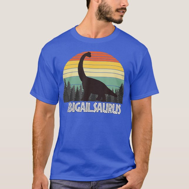 Abigailsaurus Abigail saurus T Shirt (Framsida)