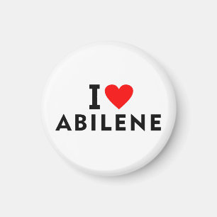 Abilene Amerikas förenta stater Amerika USA kärlek Magnet