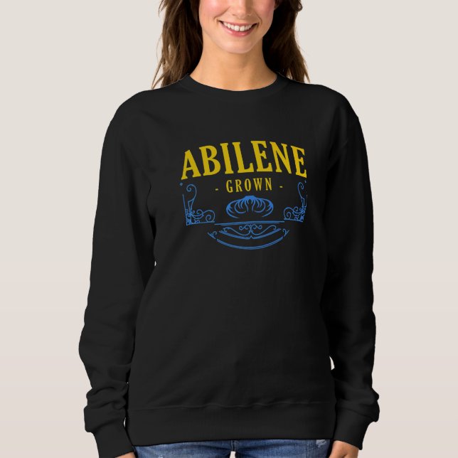 Abilene Grown Texas American Tx Usa Hometown Resid T Shirt (Framsida)