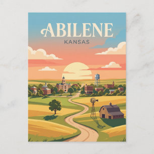 Abilene Kansas Vykort