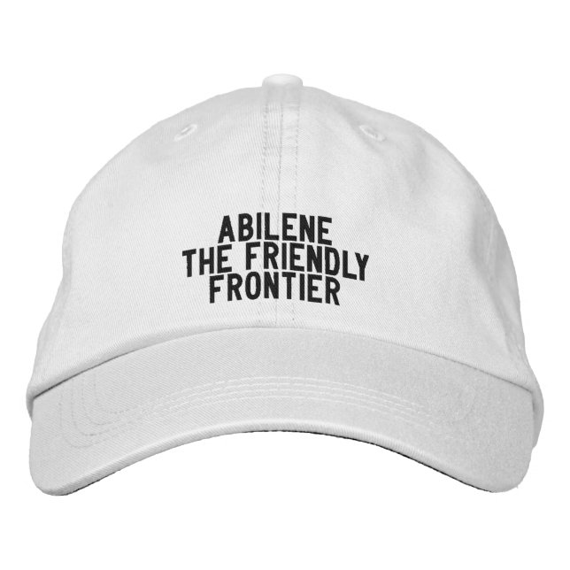 Abilene TEXAS Hatt Broderad Keps (Framsida)