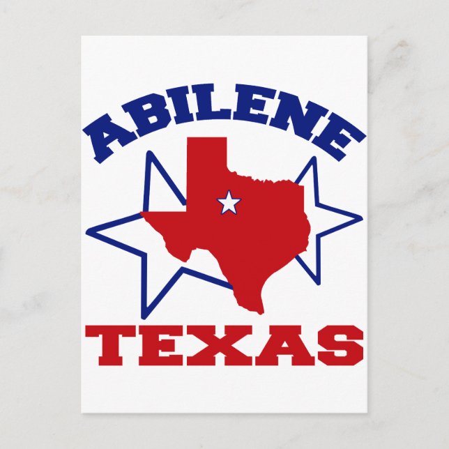 Abilene, Texas Vykort (Framsida)