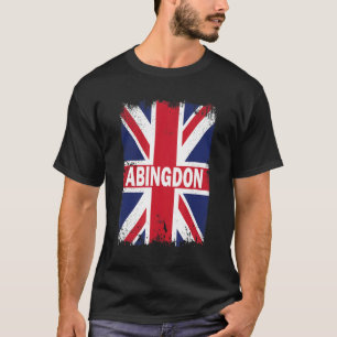 Abingdon - England city with United Kingdom flagga T Shirt