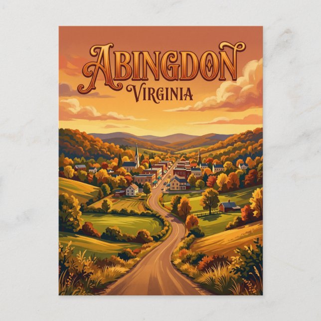 Abingdon USA Vykort (Framsida)