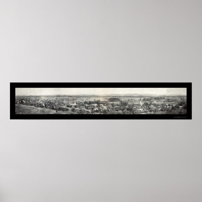 Abingdon Virgina Photo 1915 Poster (Framsidan)