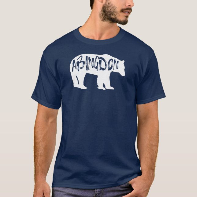 Abingdon Virginia Bear T Shirt (Framsida)