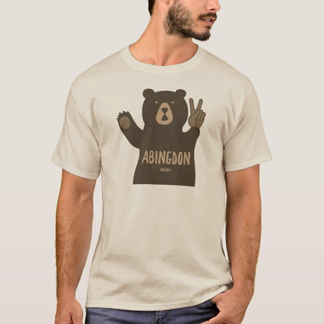 Abingdon Virginia Fredbjörn T Shirt (Framsida)