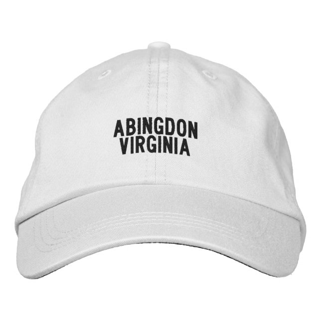 Abingdon Virginia Hatt Broderad Keps (Framsida)