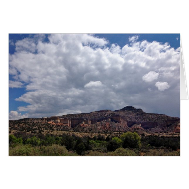 Abiquiu, New mexico Hälsningskort (Framsidan Horizontal)