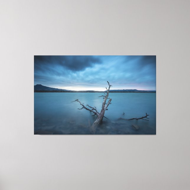 Abiquiu Sjö New mexico Canvastryck (Framsida)