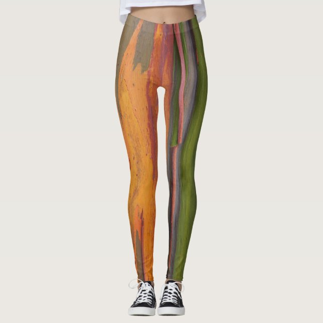 ABL - 066 - Leggings - Rainbow Eucalyptus (Framsida)