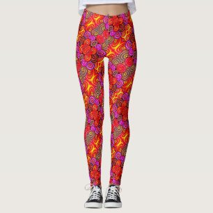 ABL - 132 - avfyrar - damasker Leggings