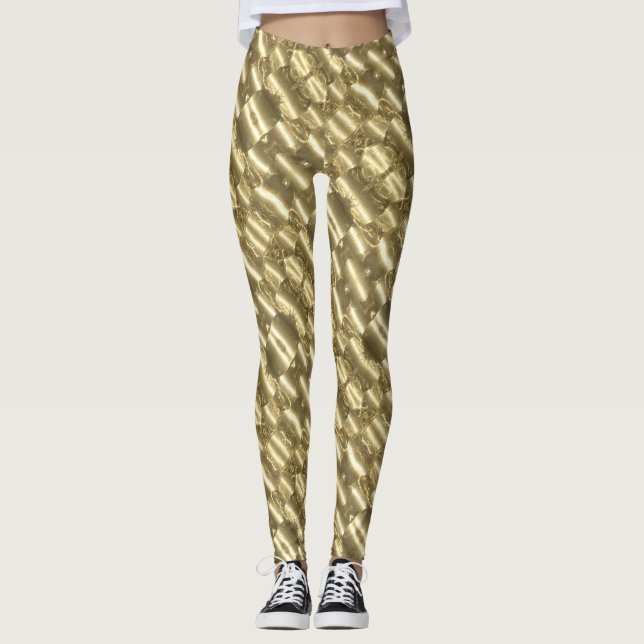 ABL - 142 - Guld - Leggings (Framsida)