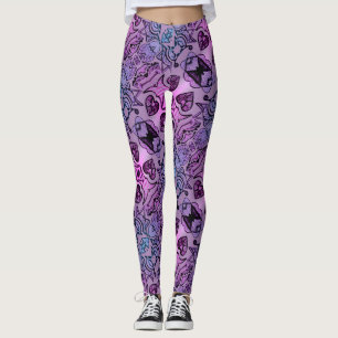ABL - 159 - glödande hjärtor - damasker Leggings