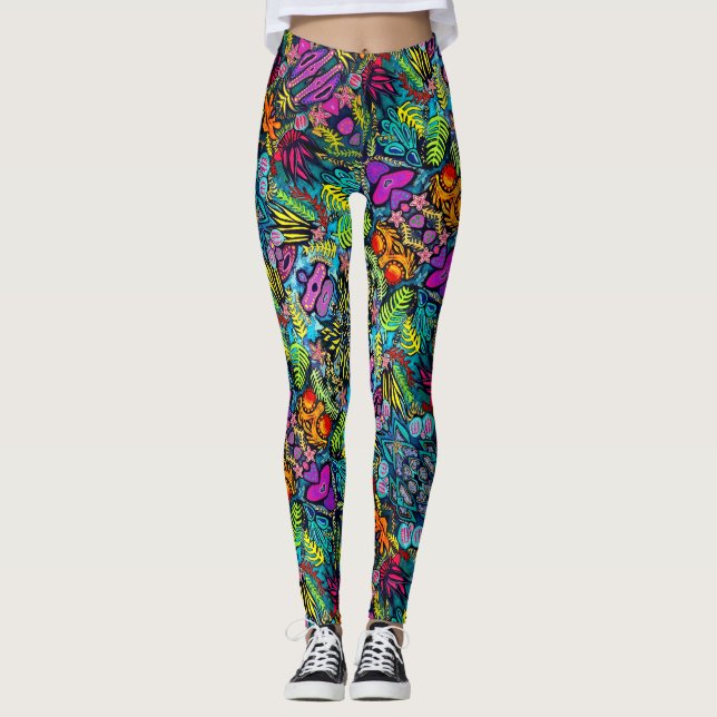 ABL - 308 - Marine Life - Leggings (Framsida)