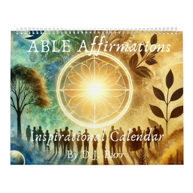 ABLE-bekräftelser - inspirationskalender Kalender (Omslag)