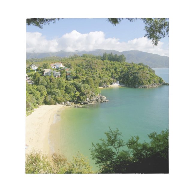 Able Tasman NP, Nelson, Nya Zeeland. De många Anteckningsblock (Framsida)