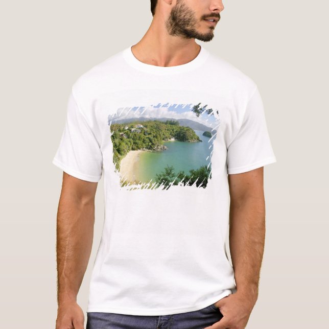 Able Tasman NP, Nelson, Nya Zeeland. De många T-shirt (Framsida)