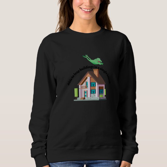 Able to leap buildings in a single bound    1 t shirt (Framsida)