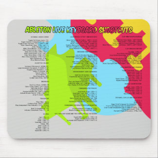 Ableton Live 8 Shortcuts Mousepad Musmatta
