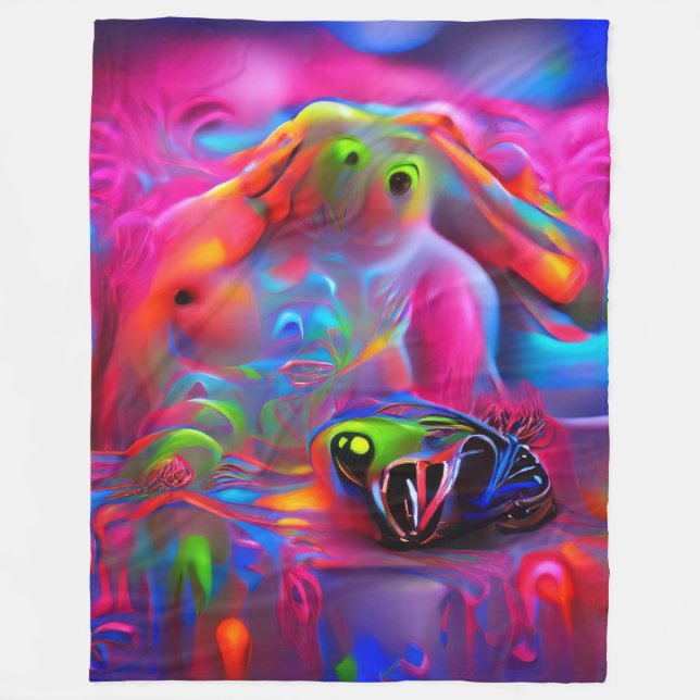 Ablutfobi Fleecefilt (Framsidan)