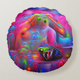 Ablutfobi Rund Kudde