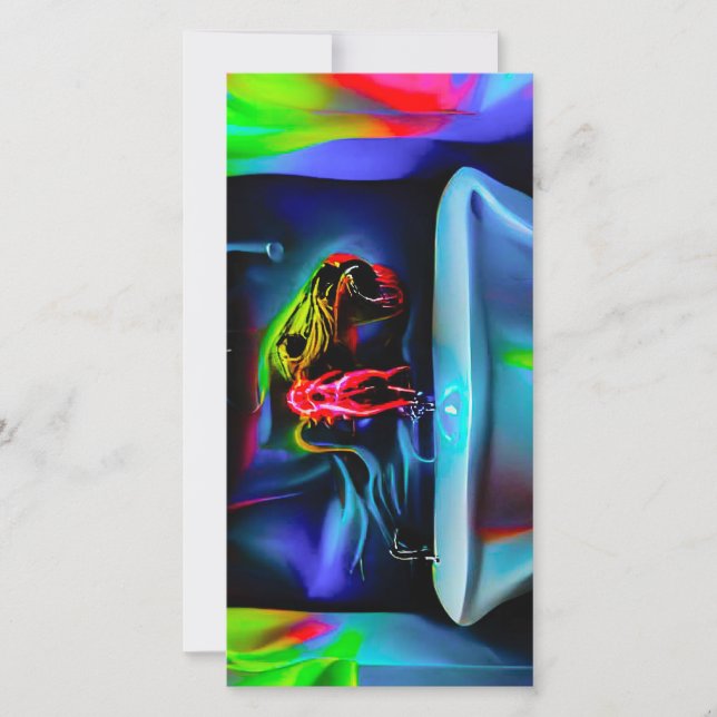 Ablutofobi 2 bokmärke tack kort (Framsida)