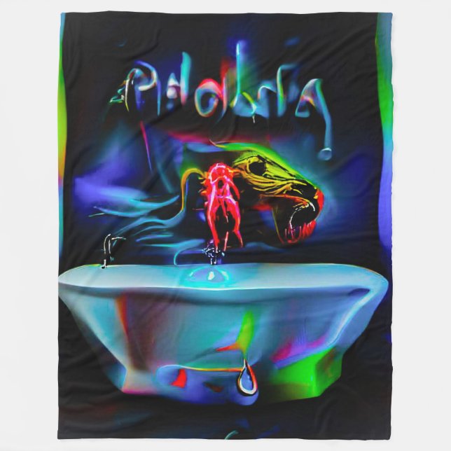 Ablutofobi 2 fleecefilt (Framsidan)