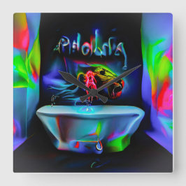 Ablutofobi 2 fyrkantig klocka