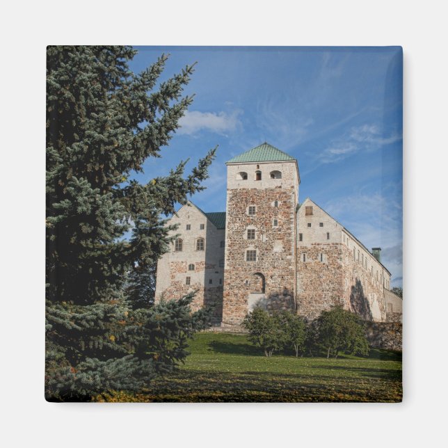 Åbo, Finland, antika Turun Linna slott, en Magnet (Framsidan)