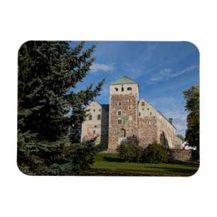 Åbo, Finland, forntida Turun Linna slott, en Magnet