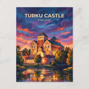 Åbo slott Finland Vykort