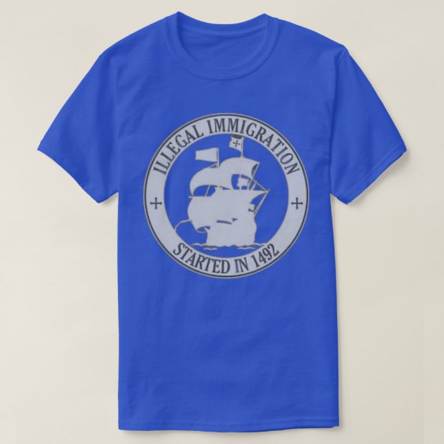 Abolish Columbus Day T Shirt (Design framsida)