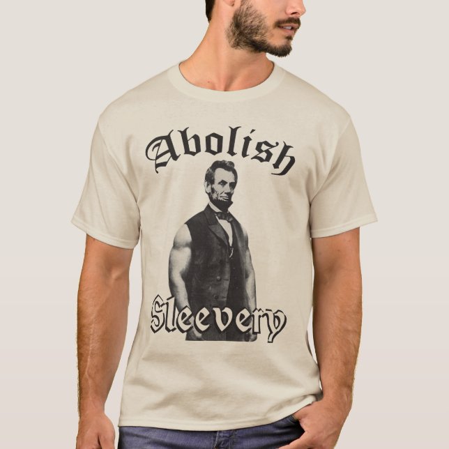 Abolish Sleeach - Abraham Lincoln Tee Shirt (Framsida)