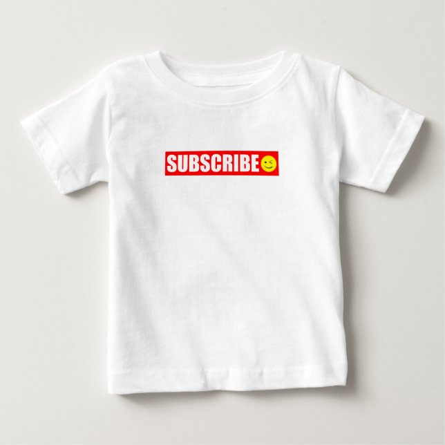Abonnera Baby T-Shirt (Framsida)