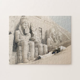 Aboo Simbels Underbarare tempel av David Roberts Pussel