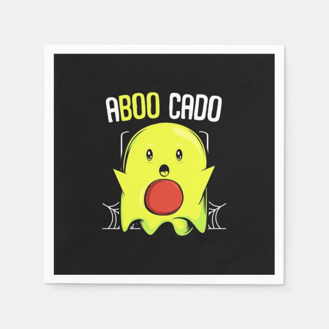 Aboocado Avocado Halloween Pappersservett (Framsidan)