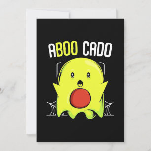 Aboocado Avokado Halloween Inbjudningar