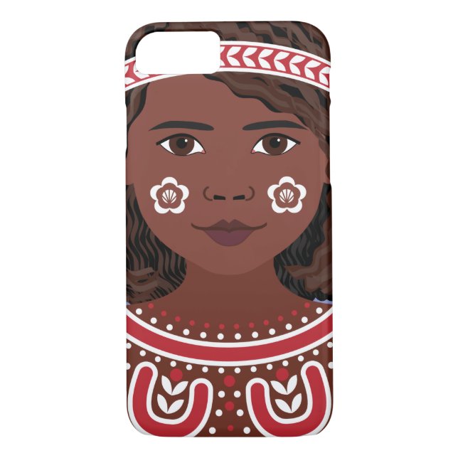 Aboriginal Australian Matryoshka Fodral Case-Mate iPhone Skal (Baksida)
