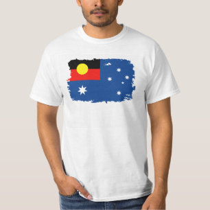 Aboriginal Australien flagga T Shirt