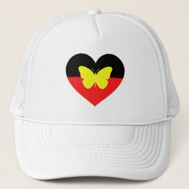 Aboriginal Butterfly-Flagga Keps