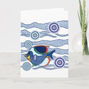 AbOriginal Fish Hälsning Kort