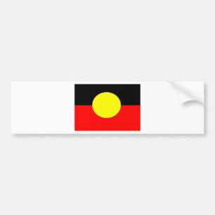 Aboriginal-Flagga Bildekal